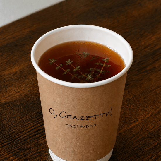 Чёрный чай с чабрецом