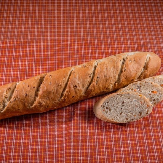 Злаковый багет бездрожжевой