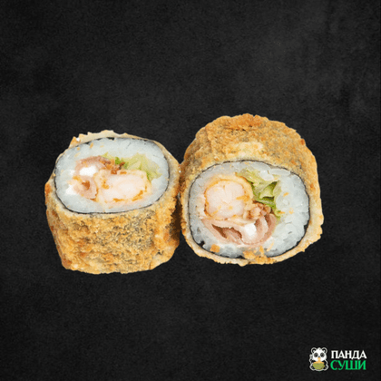 Темпура с креветкой и беконом