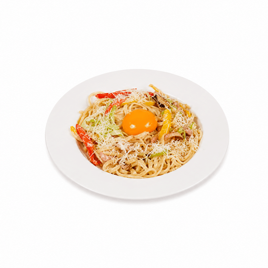 Паста с морепродуктами и кокосовым молоком