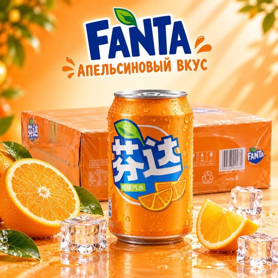 FANTA — АПЕЛЬСИНОВЫЙ ВКУС