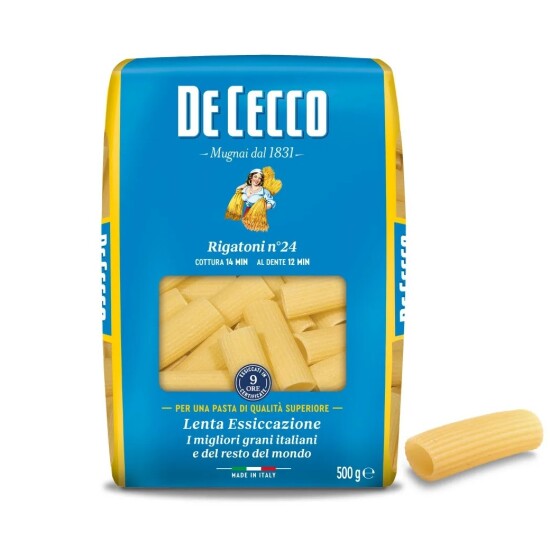 Паста «De Cecco №24 Ригатони»