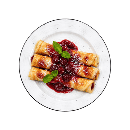 Блинчики с вишней