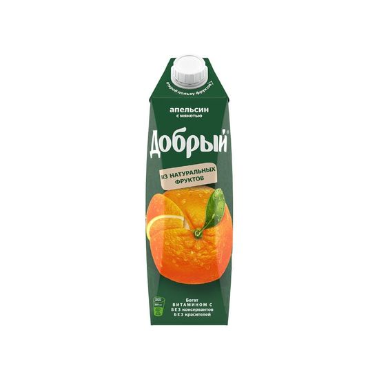 Сок Добрый апельсиновый 1л
