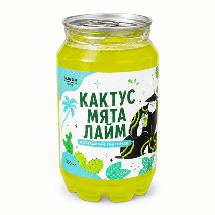 Кактус-мята-лайм