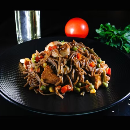 Лапша Соба (гречневая) креветка