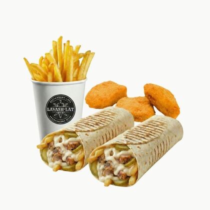Комбо 2 Шаурмы и закуски