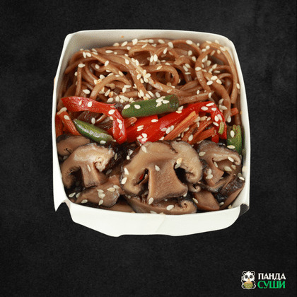 Гречневая лапша ВОК с шиитаке