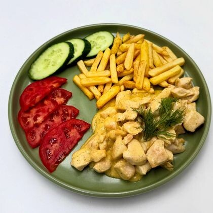 Курица в сливочном соусе