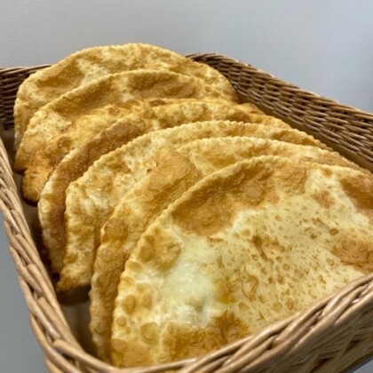 Чебурек с курицей по-французски