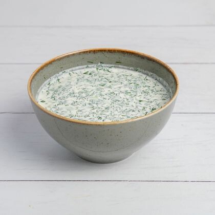 Окрошка с колбасой