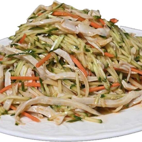 40/3 Салат из кальмара с огурцом