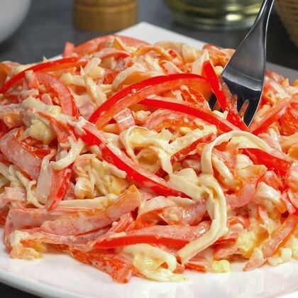Салат "Красное море"