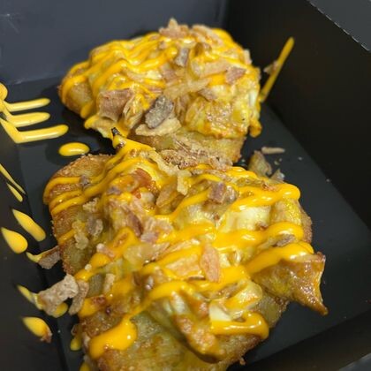 Картофельные уголки с лисичками