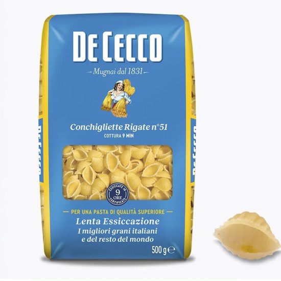 Паста «De Cecco №51 Конкильетте Ригате»