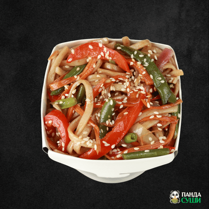 Пшеничная лапша ВОК с овощами