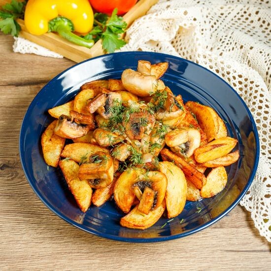 Жаркое с грибами