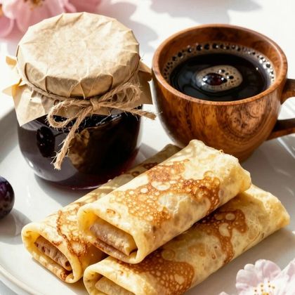 Блин с мясом