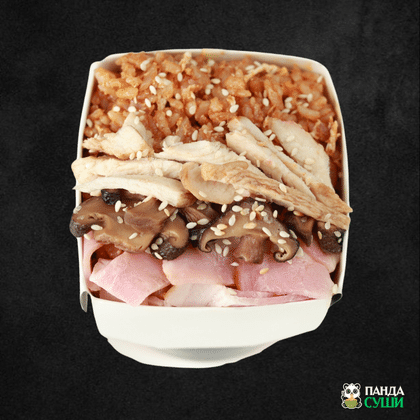 Рис «ТОМ ЯМ» мясной (острый)