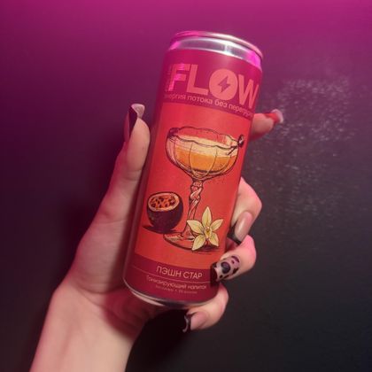 Напиток тонизирующий Feel The FLOW 0,33л (без сахара и алкоголя)