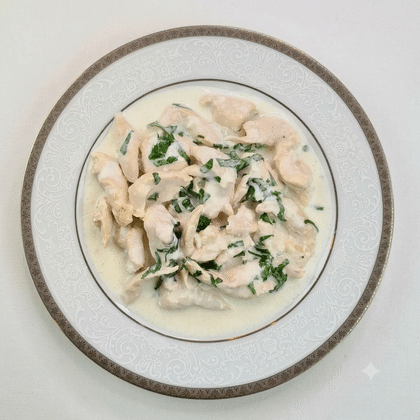 Курица в сливках
