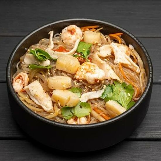 Фунчоза с морепродуктами