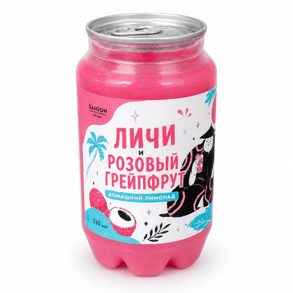 Личи и розовый грейпфрут