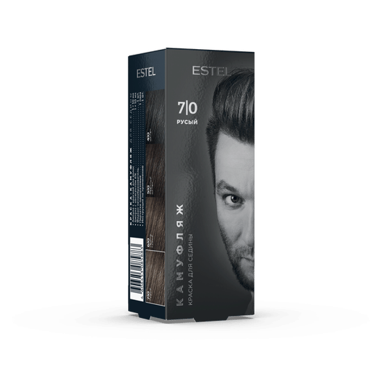 Набор для камуфляжа волос ESTEL ALPHA HOMME 7/0 Русый