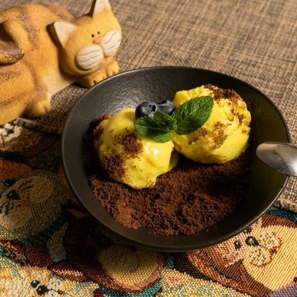 Мороженое манго-маракуйя
