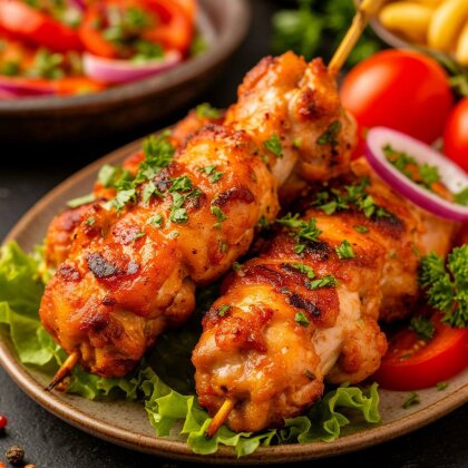 Шашлык из куриной голени