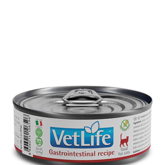 Farmina Vet Life Gastro-Intestinal консервы для кошек, паштет, 85 г
