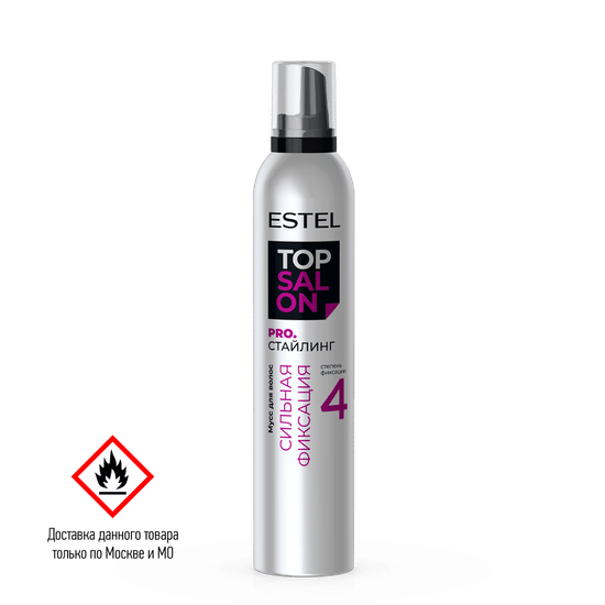Мусс для волос ESTEL TOP SALON PRO.СТАЙЛИНГ сильная фиксация