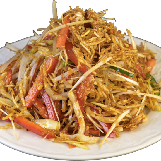 6 Картофельный с кальмаром