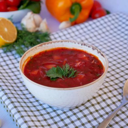 Борщ с говядиной