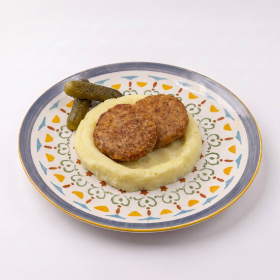 Котлеты из курицы с гарниром