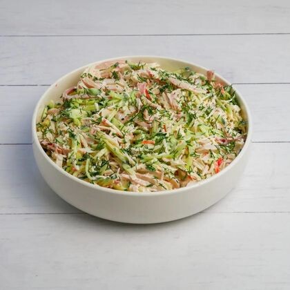 Салат с кальмаром и крабом 200гр