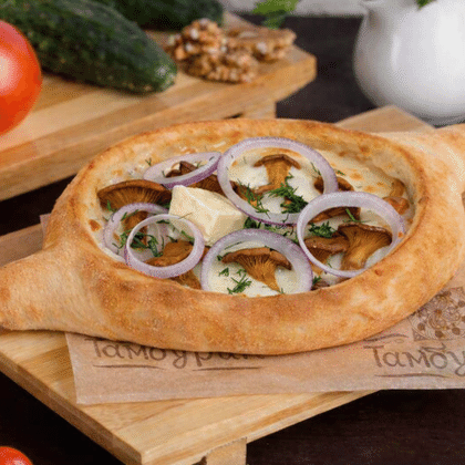 Хачапури с лисичками