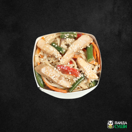 Лапша пшеничная блю чиз с курицей