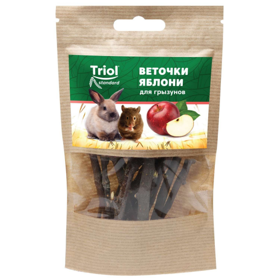 Triol Standard лакомство для грызунов, веточки вишни, 40 г