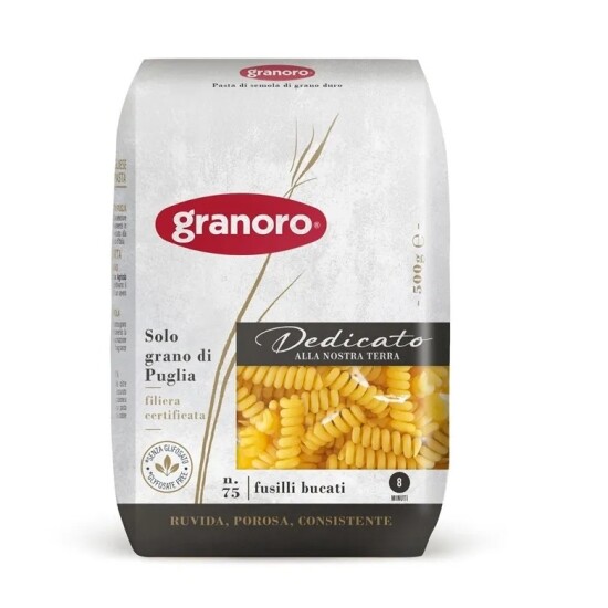 Паста «GranOro Dedicato №75 Фузили Букати»