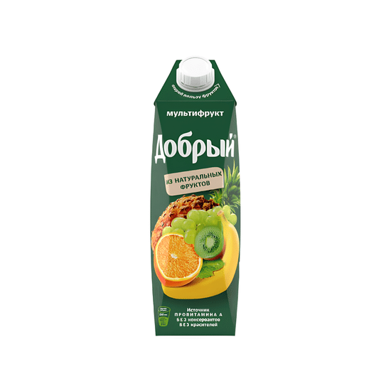 Сок Добрый мультифрукт 1л