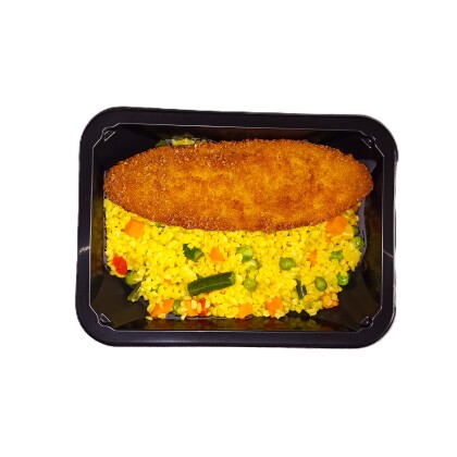 (з) Минтай с булгуром и овощами