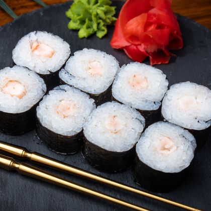 Маки с креветкой