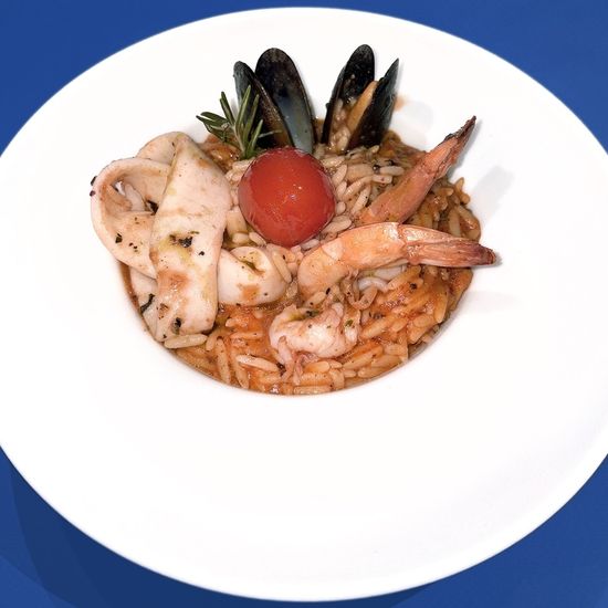 Ризони с морепродуктами