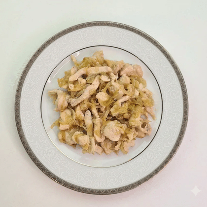 Курица с  луком