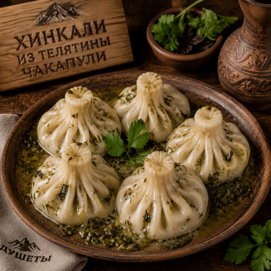Хинкали из телятины чакапули